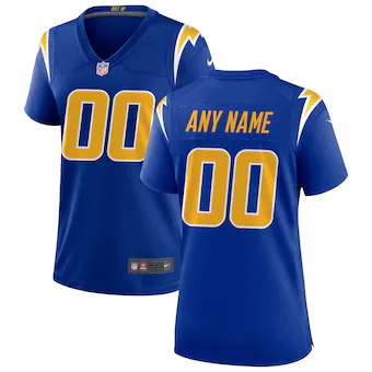 womens nike royal los angeles chargers alternate custom gam